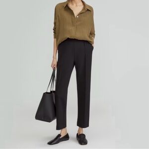 NWT -M- Everlane Women's Dream Pant Work and Casual Pull On Pant Black